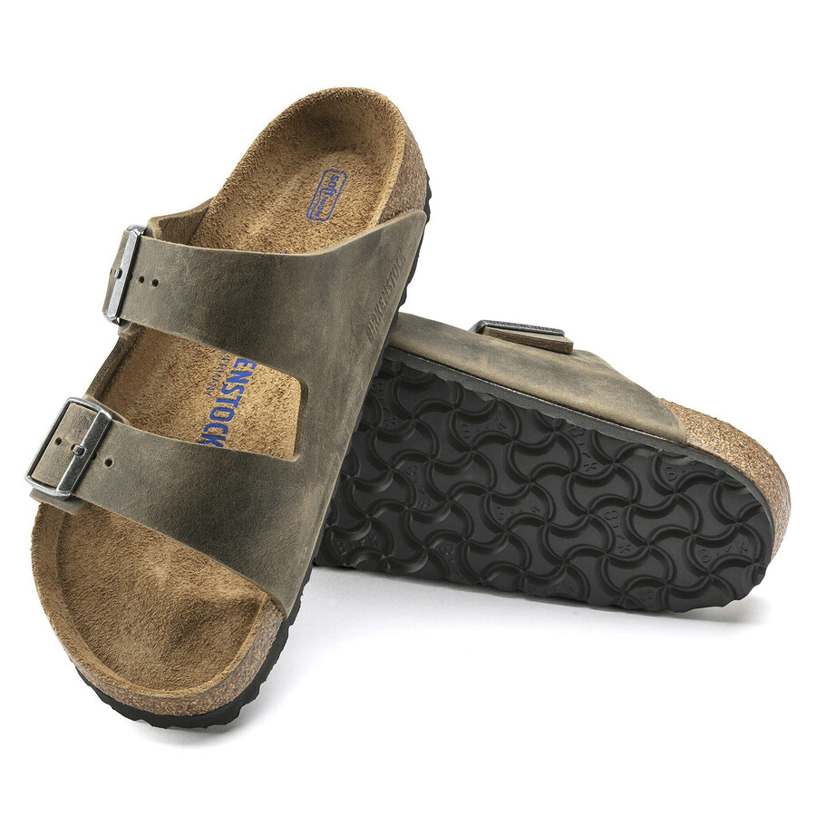 arizona soft footbed natural leather oiled