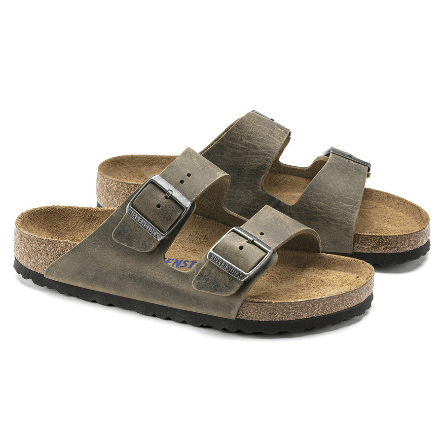 arizona soft footbed natural leather oiled