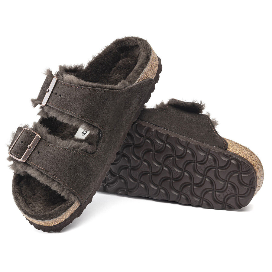arizona shearling suede leather