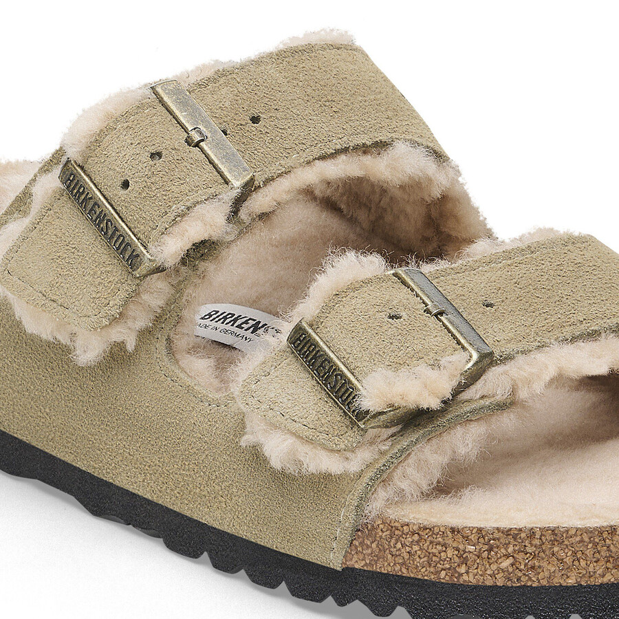 arizona shearling suede leather