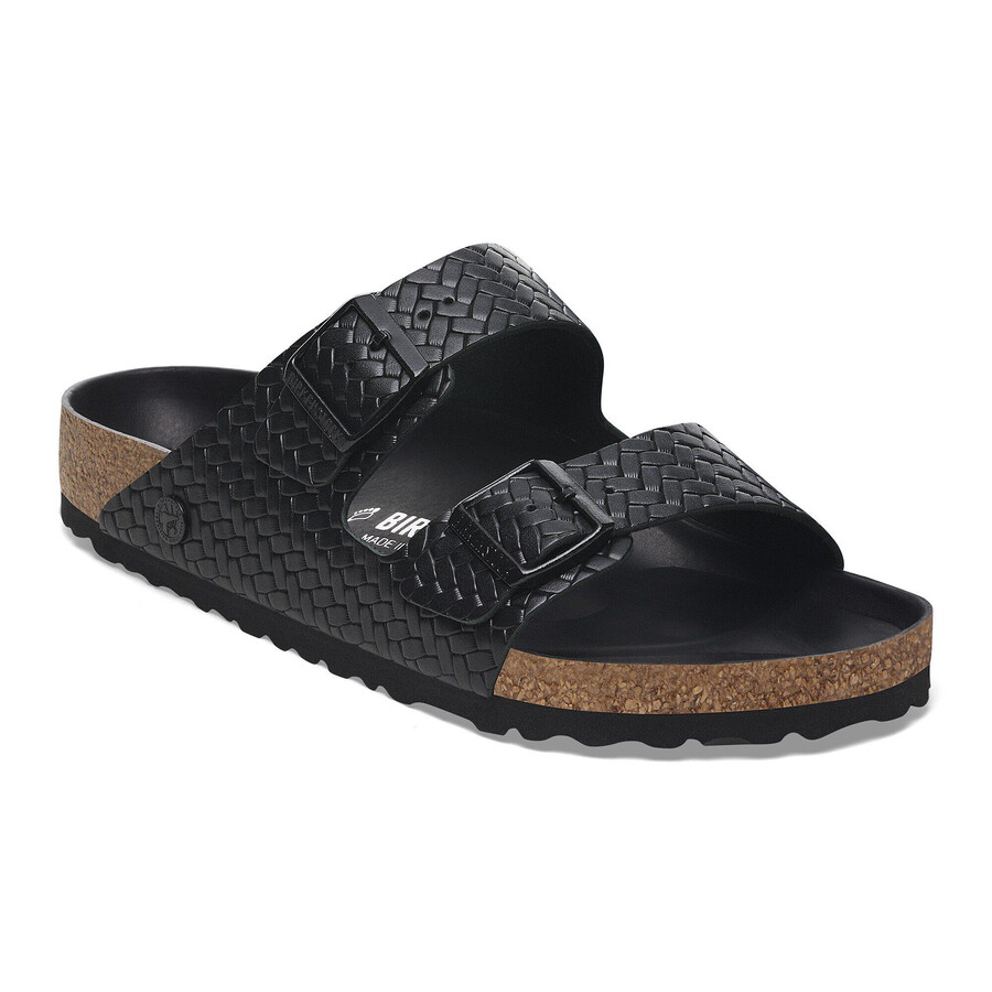 arizona rivet logo natural leather