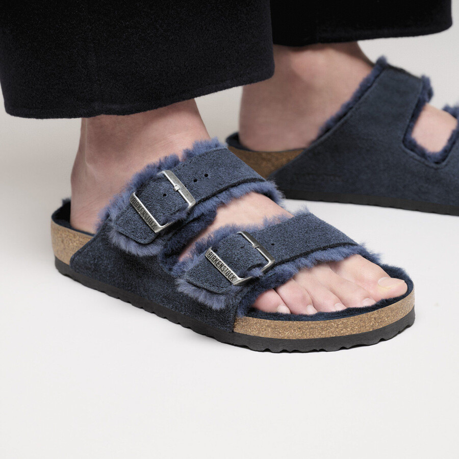 arizona shearling suede leather