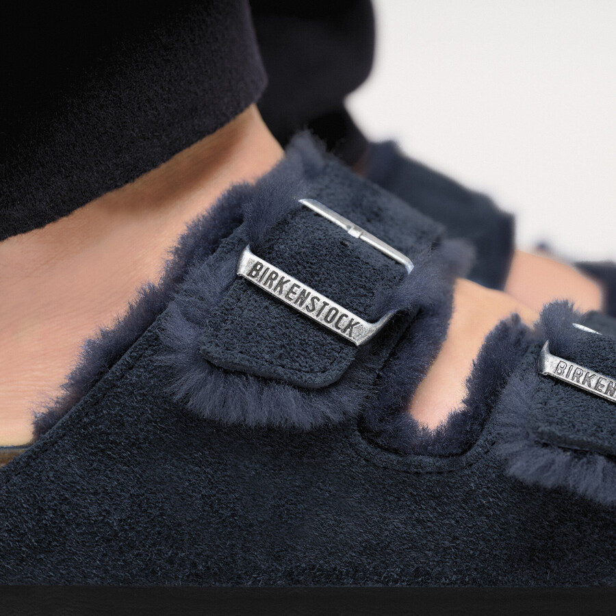 arizona shearling suede leather