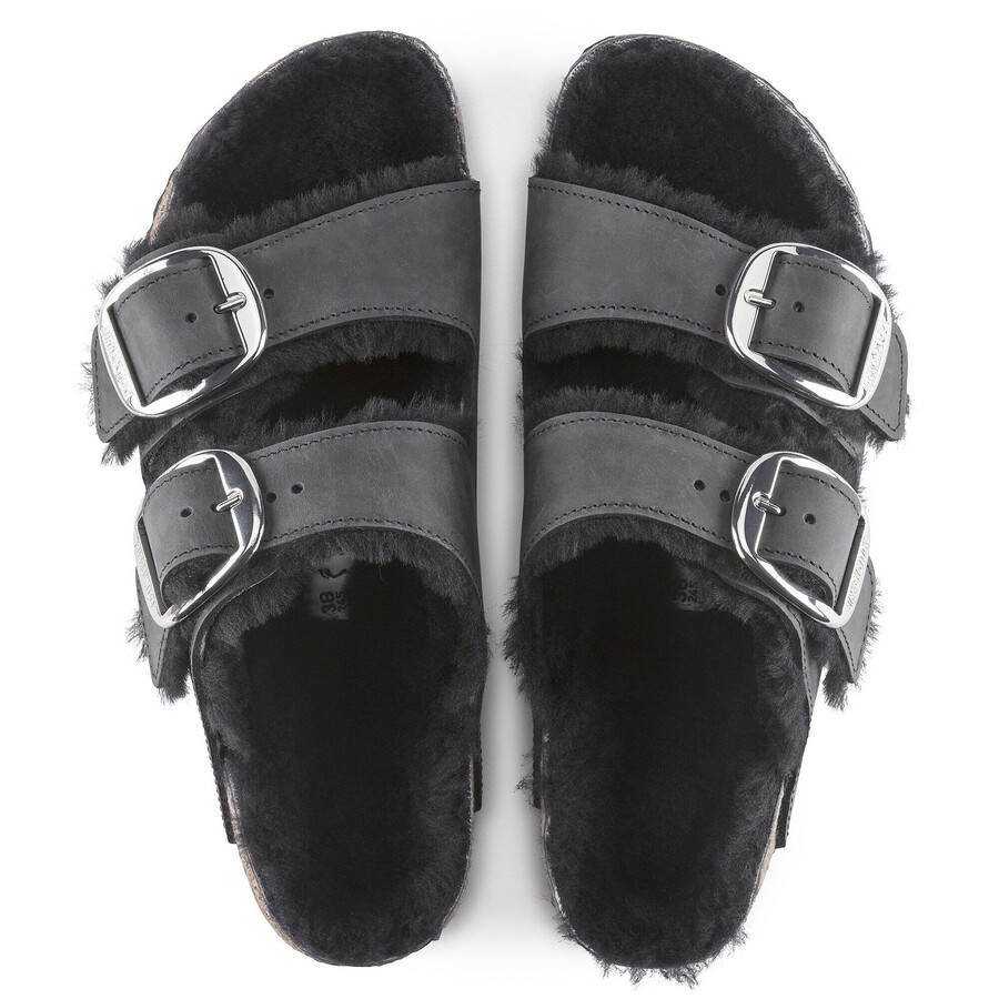 arizona big buckle shearling natural leather oiled