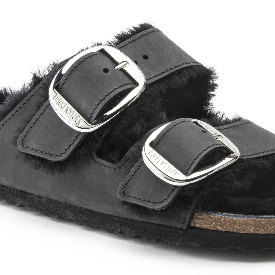 arizona big buckle shearling natural leather oiled