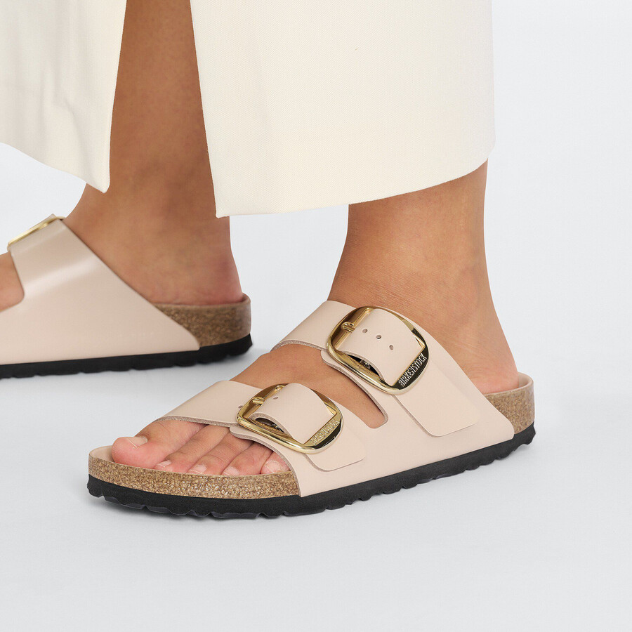 arizona big buckle natural leather patent