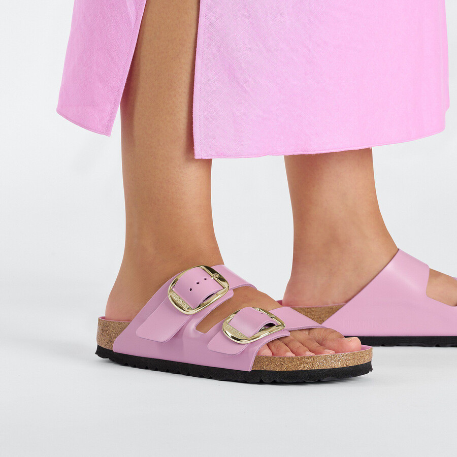 arizona big buckle natural leather patent