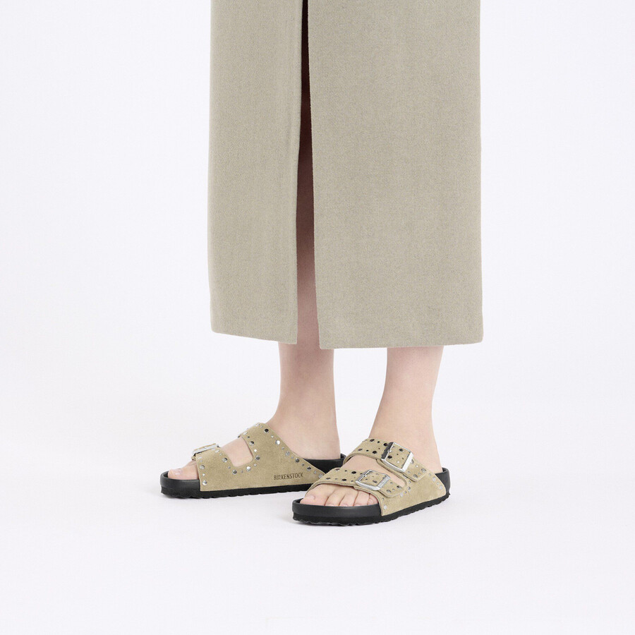 arizona rivet suede leather