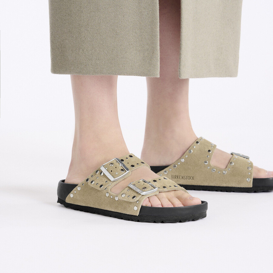 arizona rivet suede leather