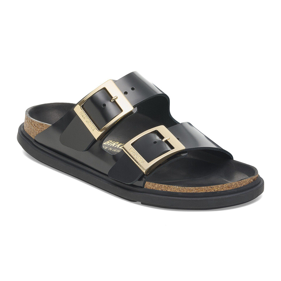 arizona droplet buckle natural leather patent