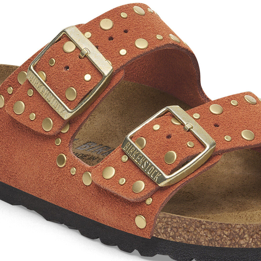 arizona rivet suede leather