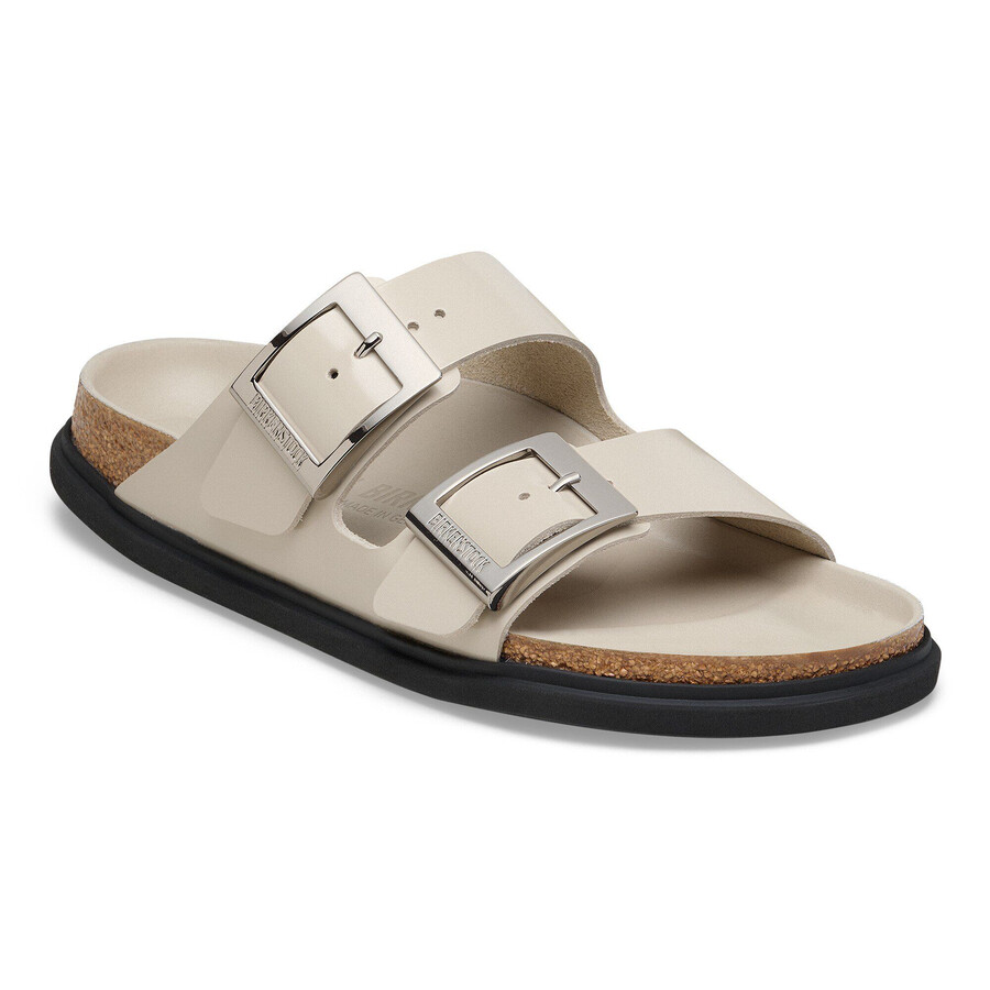 arizona droplet buckle natural leather patent