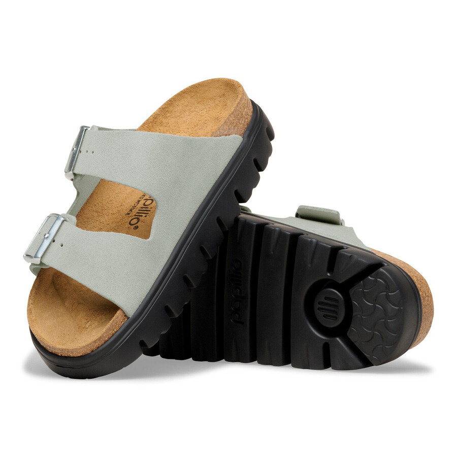 arizona platform suede leather